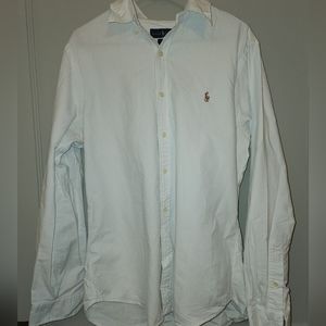Ralph Lauren Large mens button down white shirt